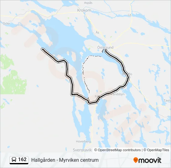 162 Bus Line Map