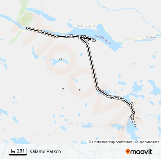 231 Bus Line Map