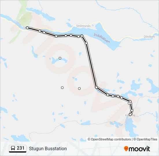 231 Bus Line Map