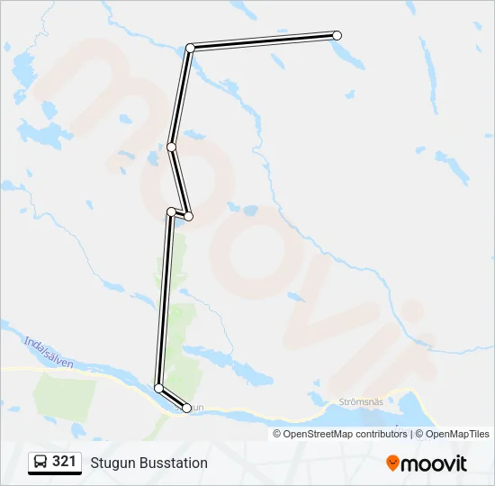 321 Bus Line Map