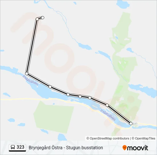 323 Bus Line Map