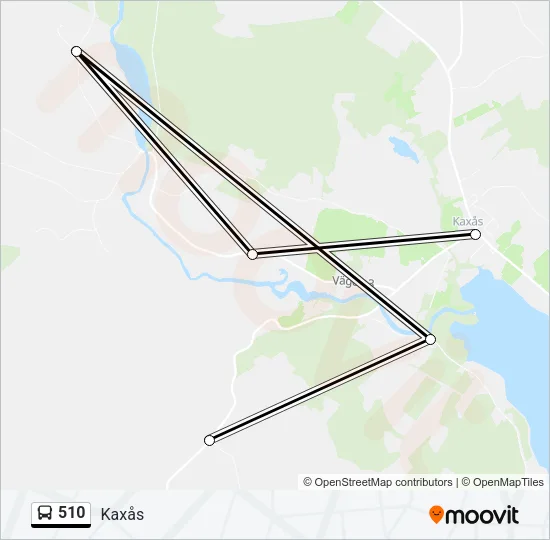510 Bus Line Map