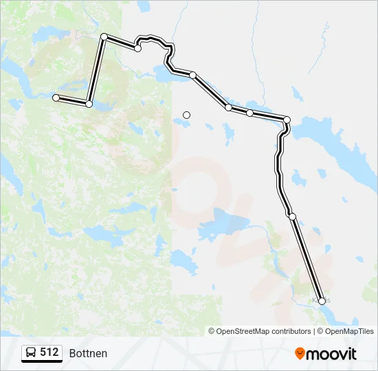 512 Bus Line Map