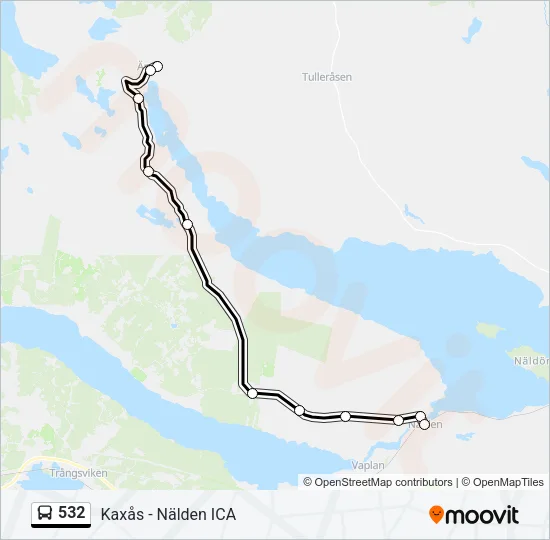 532 Bus Line Map
