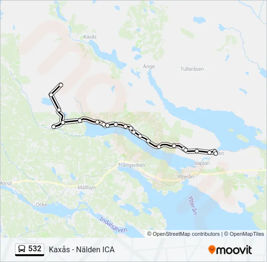 532 Bus Line Map