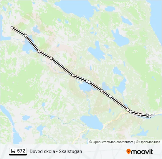 572 Bus Line Map