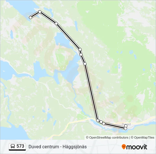 573 Bus Line Map