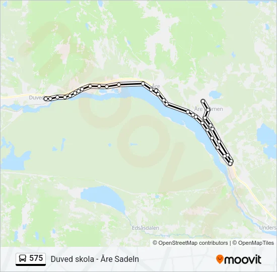 575 Bus Line Map