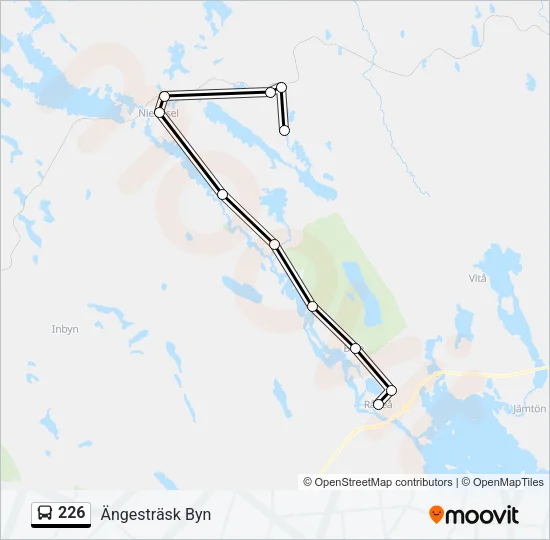 226 Bus Line Map