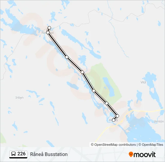 226 Bus Line Map