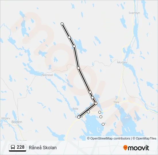228 Bus Line Map