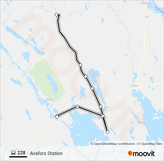 228 Bus Line Map