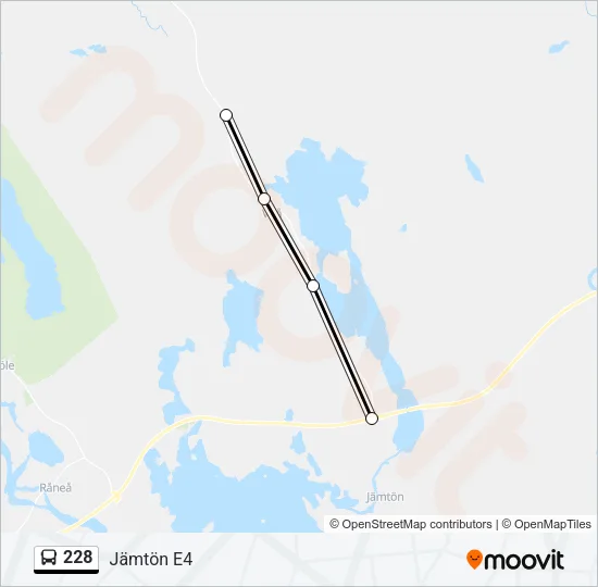 228 Bus Line Map