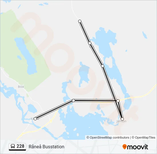 228 Bus Line Map