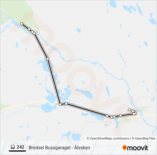 242 Bus Line Map