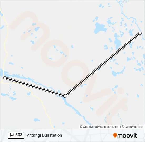 503 Bus Line Map