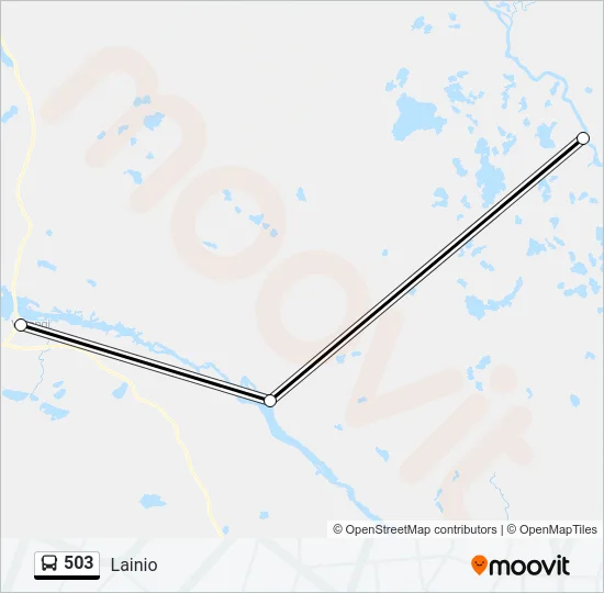 503 Bus Line Map