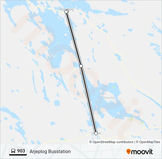 903 Bus Line Map