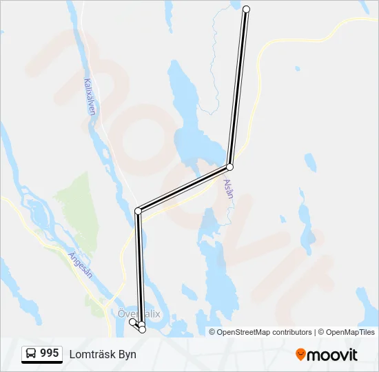 995 Bus Line Map