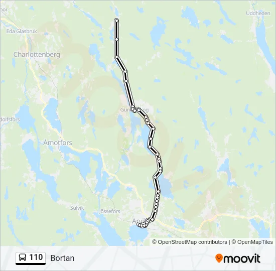 110 Bus Line Map