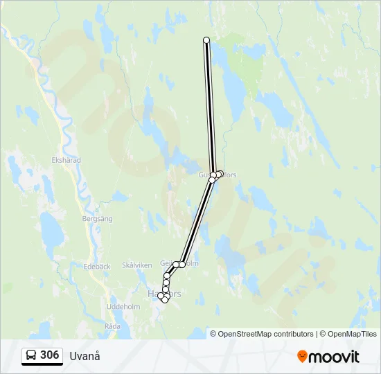 306 Bus Line Map