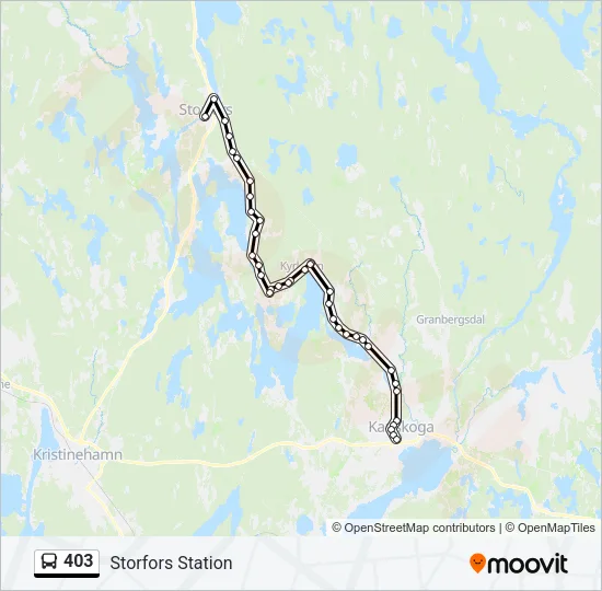 403 Bus Line Map