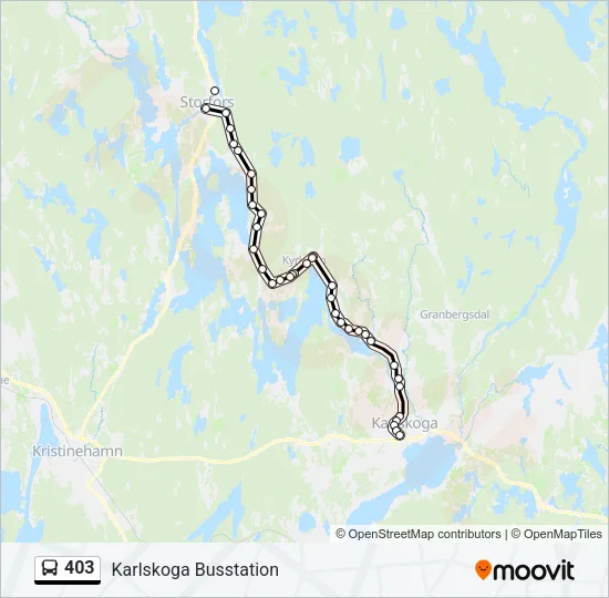 403 Bus Line Map