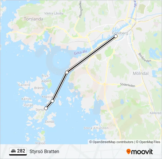 282 Ferry Line Map
