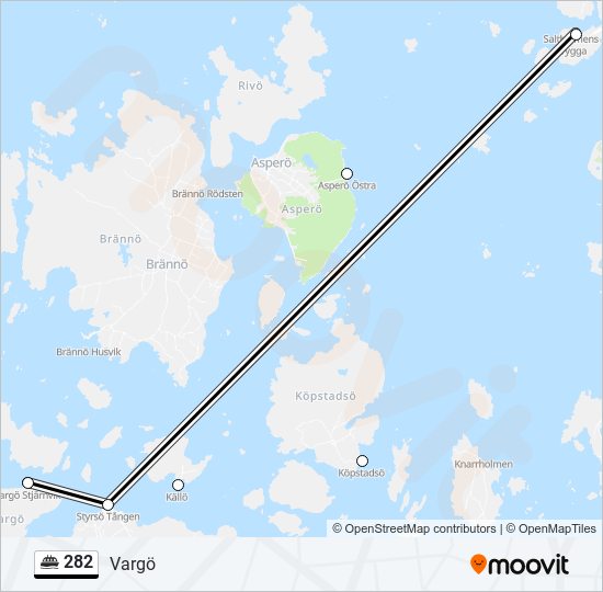 282 ferry Line Map