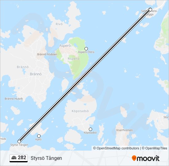 282 ferry Line Map