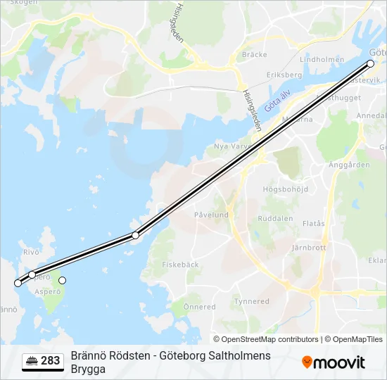 283 Ferry Line Map