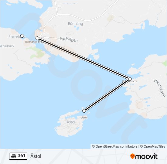 361 ferry Line Map