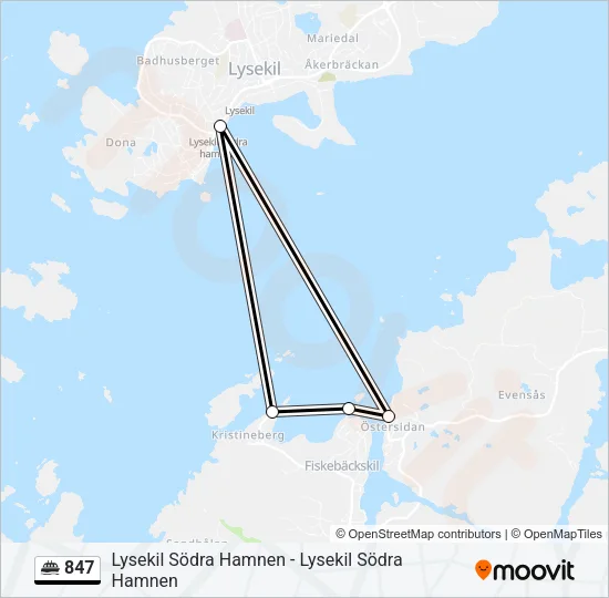 847 Ferry Line Map