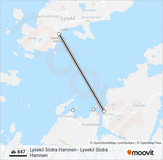 847 Ferry Line Map