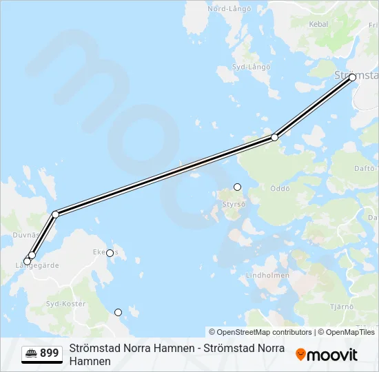 899 Ferry Line Map