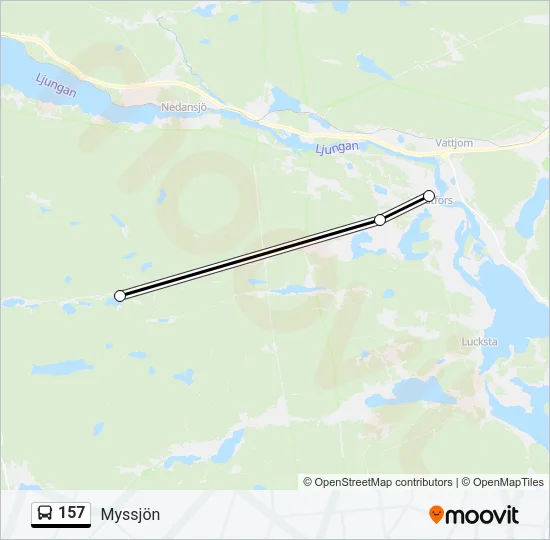 157 Bus Line Map