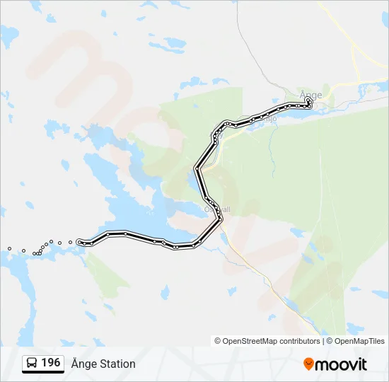 196 Bus Line Map