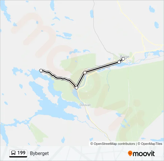 199 Bus Line Map
