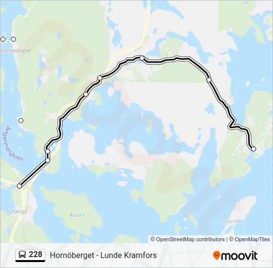 228 Bus Line Map