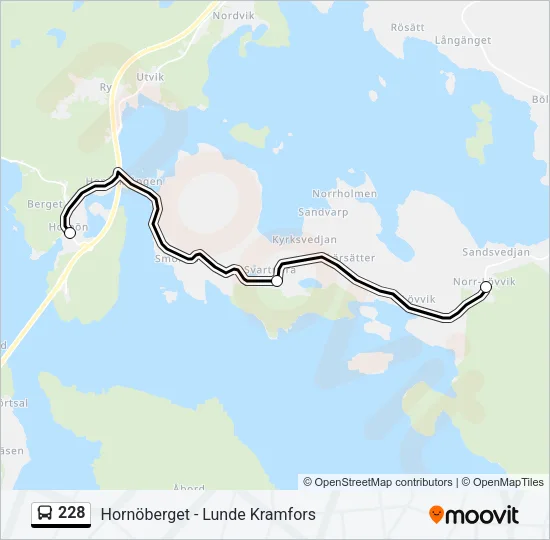 228 Bus Line Map