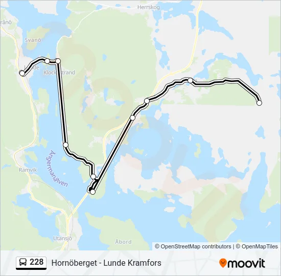 228 Bus Line Map