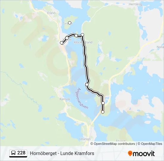 228 Bus Line Map