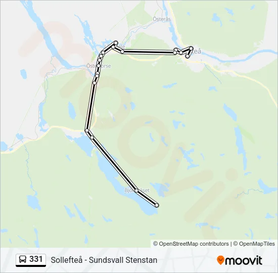 331 Bus Line Map