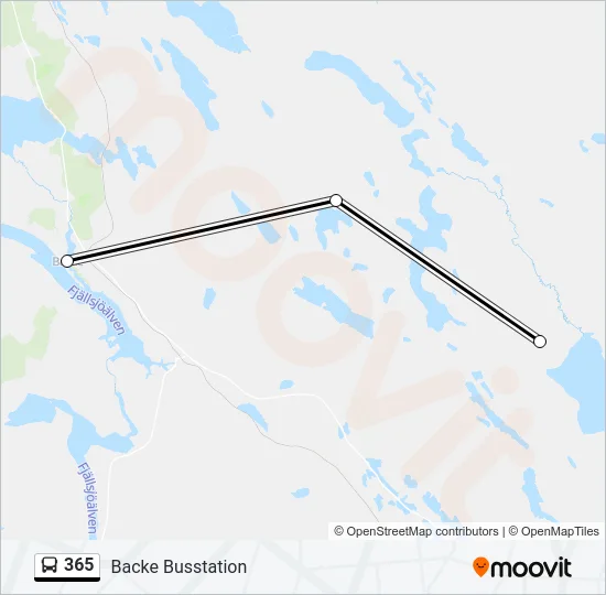 365 Bus Line Map