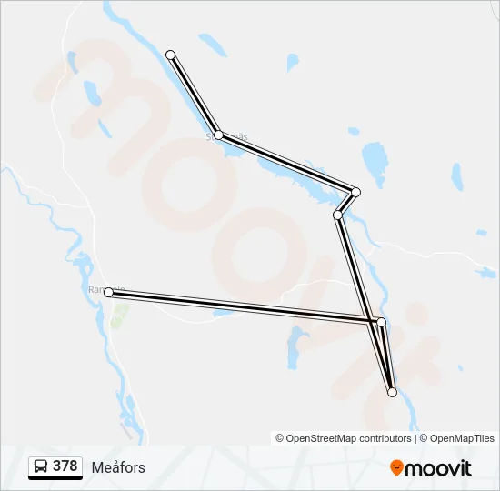 378 Bus Line Map