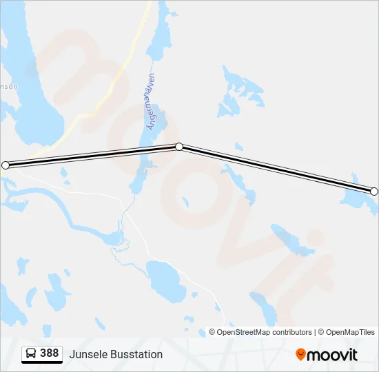 388 Bus Line Map