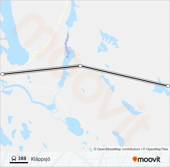 388 Bus Line Map