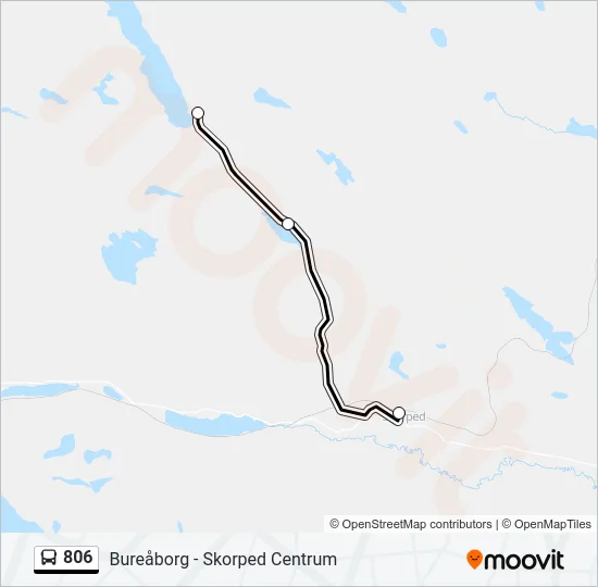 806 Bus Line Map