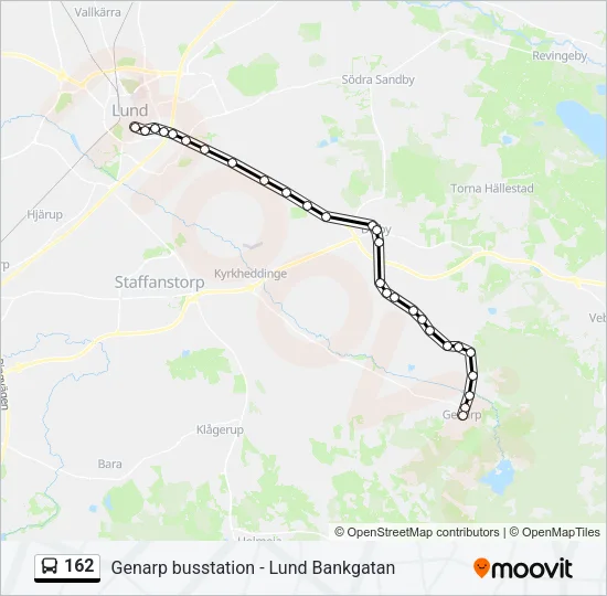 162 Bus Line Map