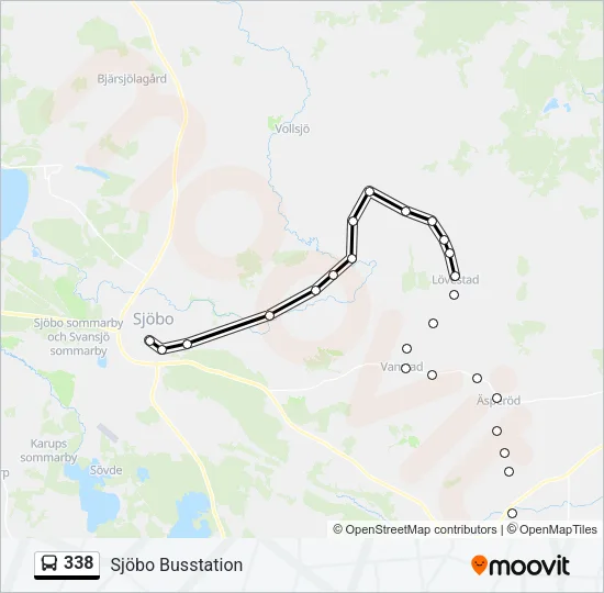 338 Bus Line Map